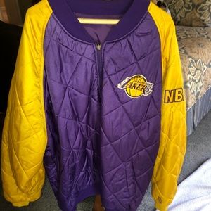 Reversible NBA Lakers windbreaker